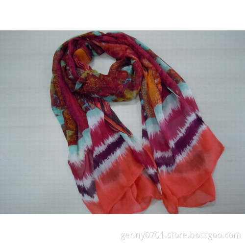 Polyester printed scarf